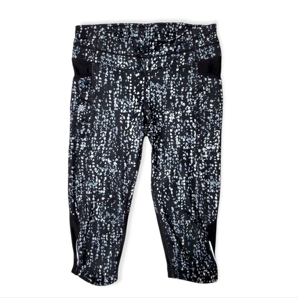 Athleta Capri Legging Black White Size Small